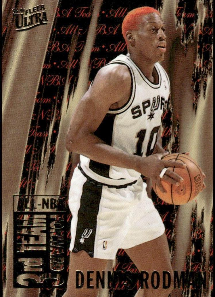 1995 Fleer Ultra Basketball Dennis Rodman #14
