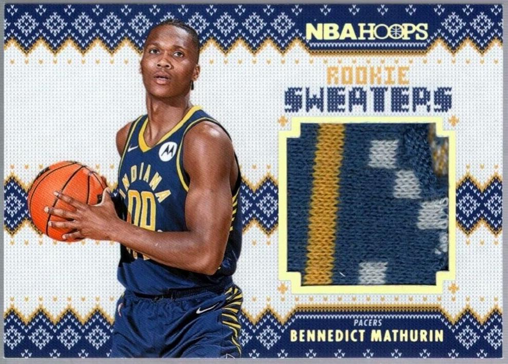 2022 Panini Hoops Basketball Bennedict Mathurin #RS-BE BGS 9