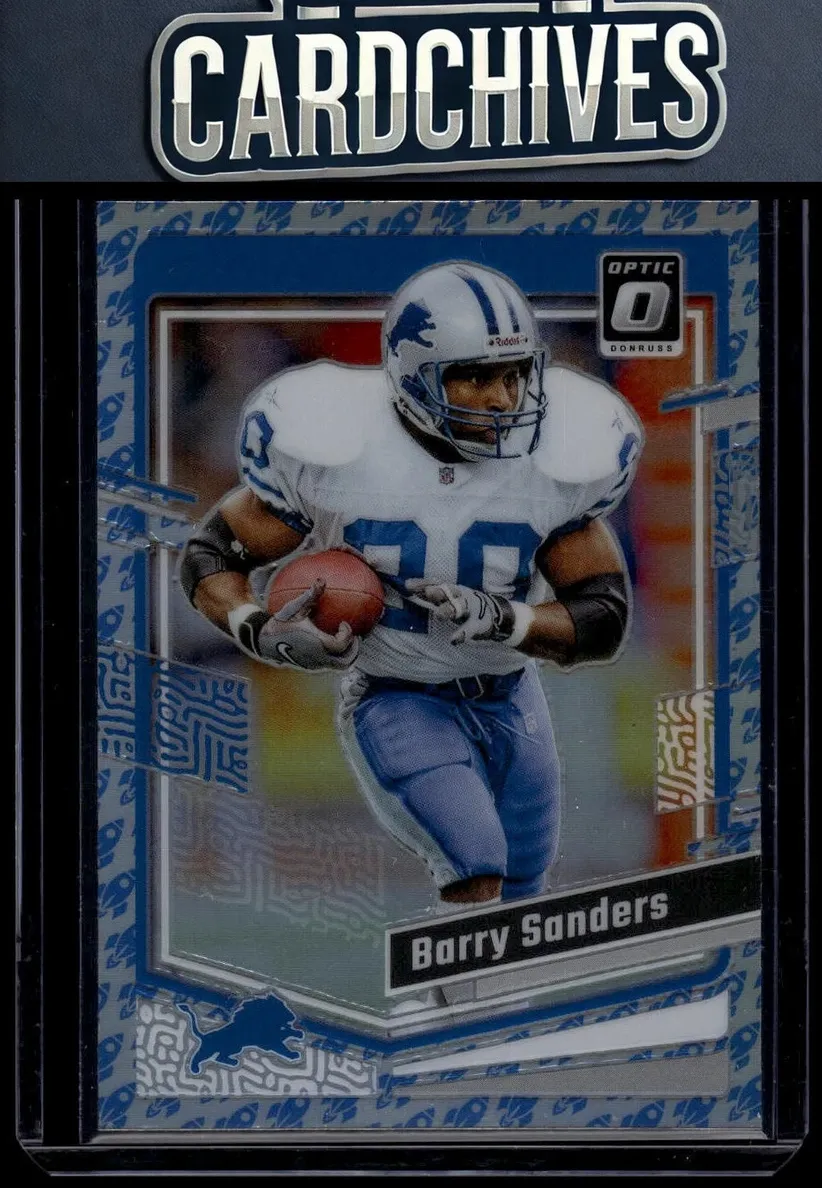 2023 Donruss Optic Football Rocket Barry Sanders #60 PSA 9