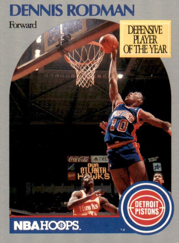 1990 Hoops Basketball Dennis Rodman #10