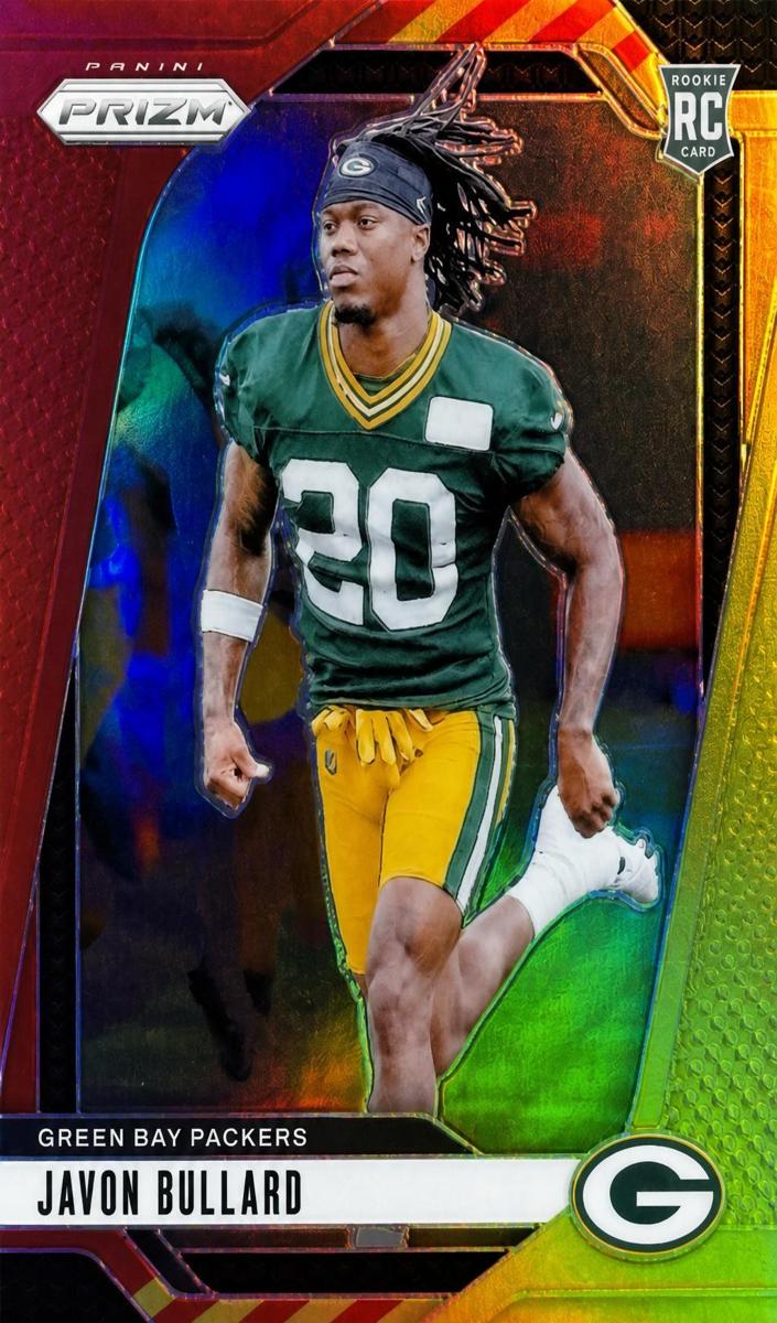 2024 Panini Prizm Football Red and Yellow Javon Bullard #345