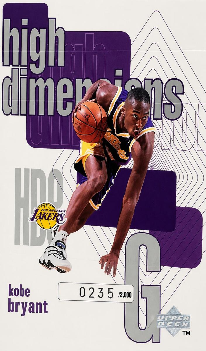 1997 Upper Deck Basketball Kobe Bryant #HD8 PSA 9