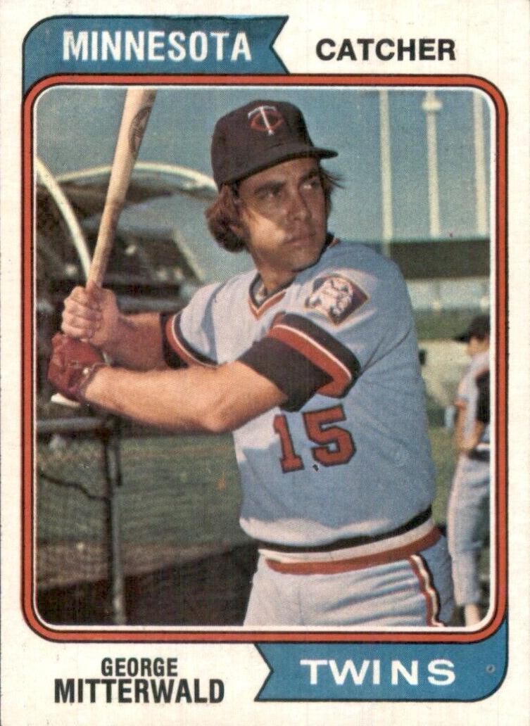 1974 Topps Baseball George Mitterwald #249 PSA 10