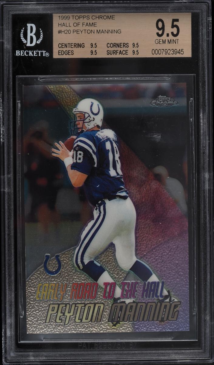 1999 Topps Chrome Football Peyton Manning #H20