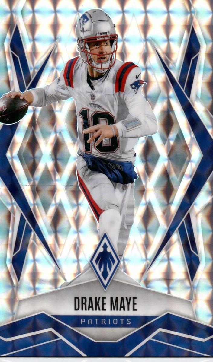 2025 Panini Phoenix Football Silver Pyramids Drake Maye #111