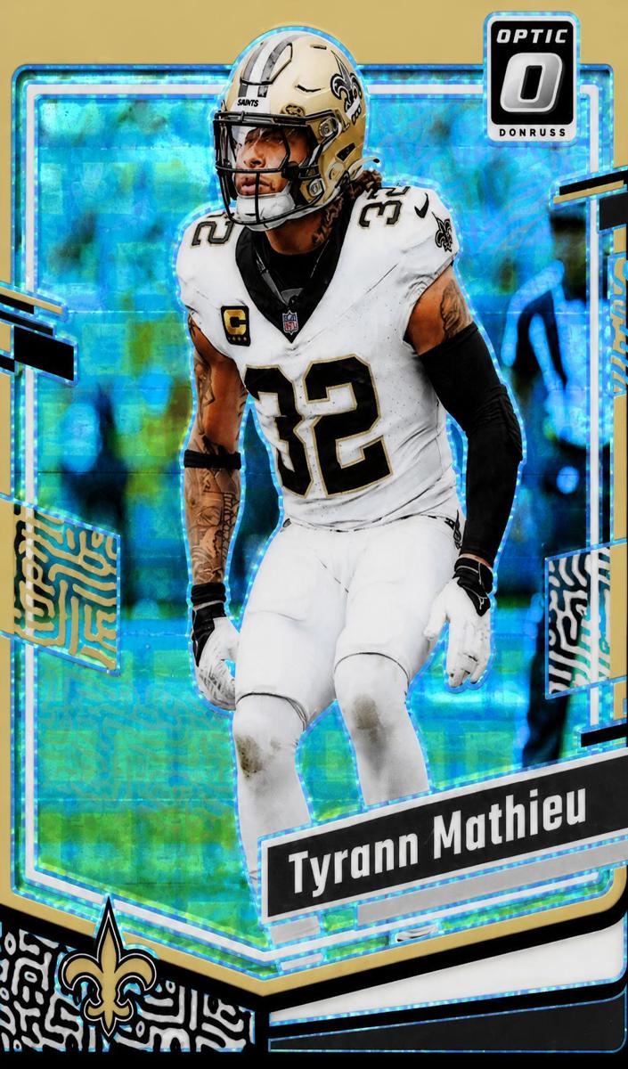 2023 Donruss Optic Football Black Pandora Tyrann Mathieu #140