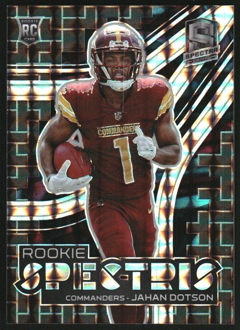 2022 Panini Spectra Football Interstellar Jahan Dotson #RSP-JDO