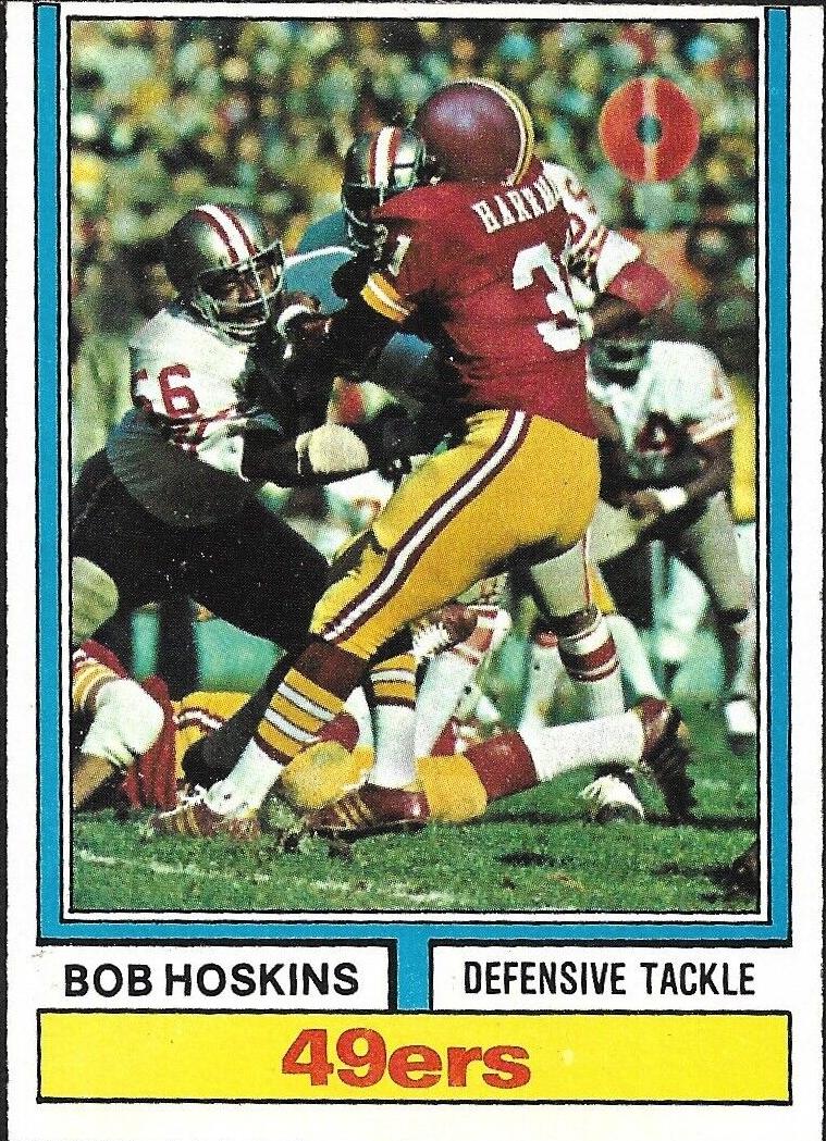 1974 Topps Football Bob Hoskins #378