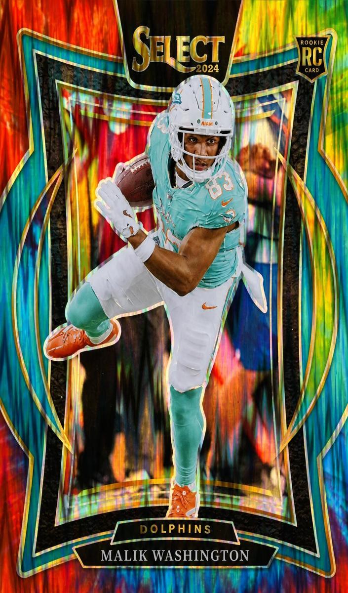 2024 Panini Select Football Tie-Dye Shock Malik Washington #71