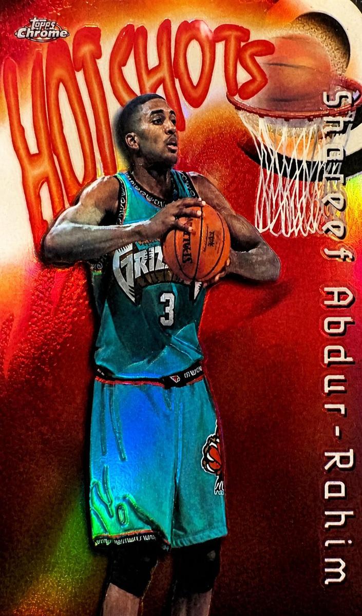 1997 Topps Chrome Basketball Refractor Shareef Abdur-Rahim #SB28
