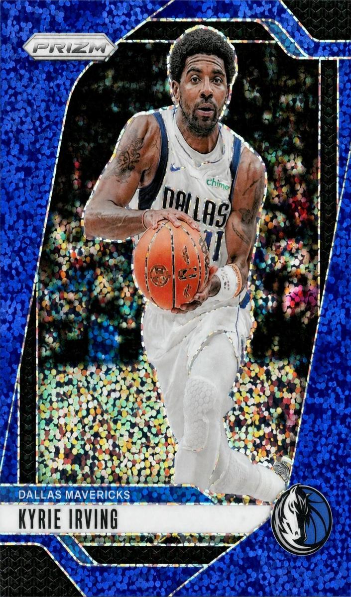 2024 Panini Prizm Basketball Blue Sparkle Kyrie Irving #111