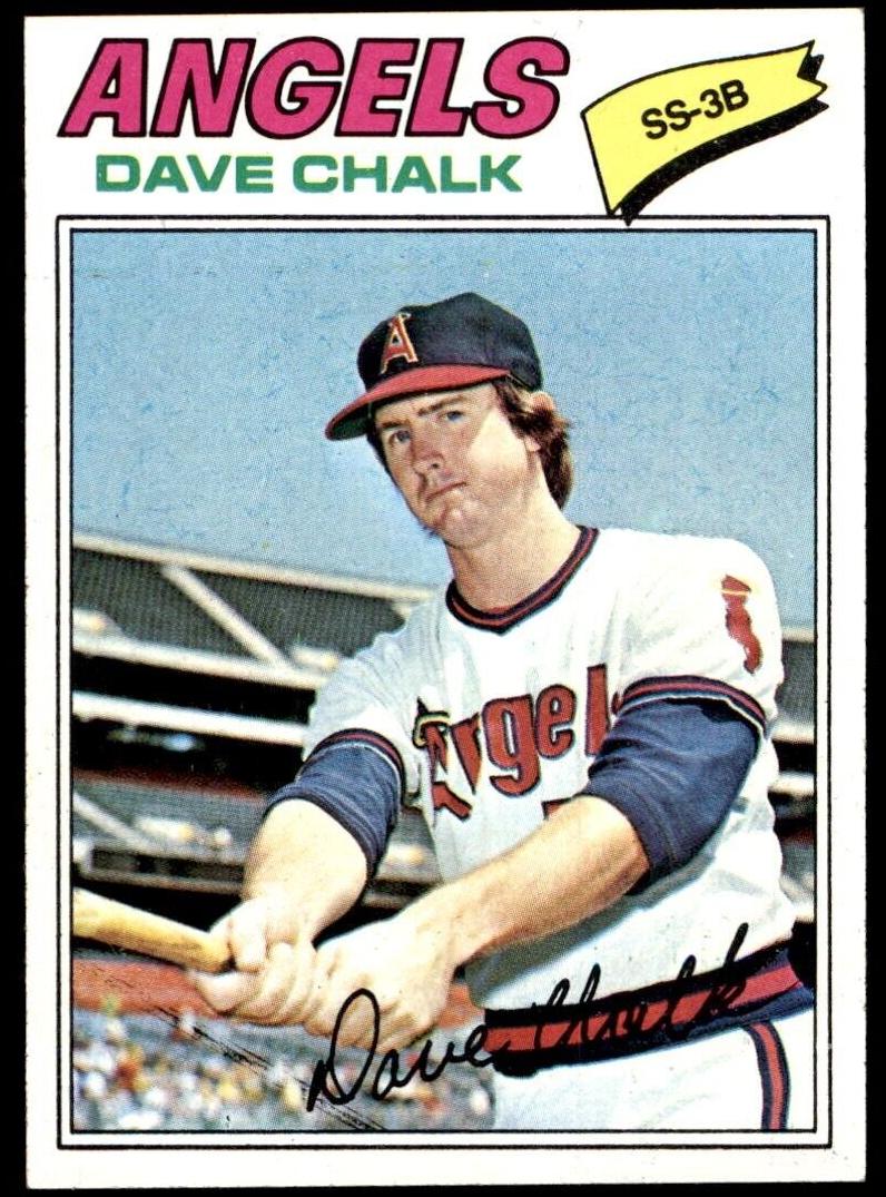 1977 Topps Baseball Dave Chalk #315 PSA 9