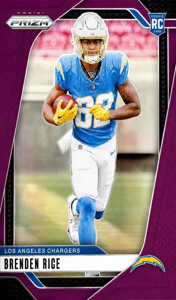 2024 Panini Prizm Football Purple Brenden Rice #313