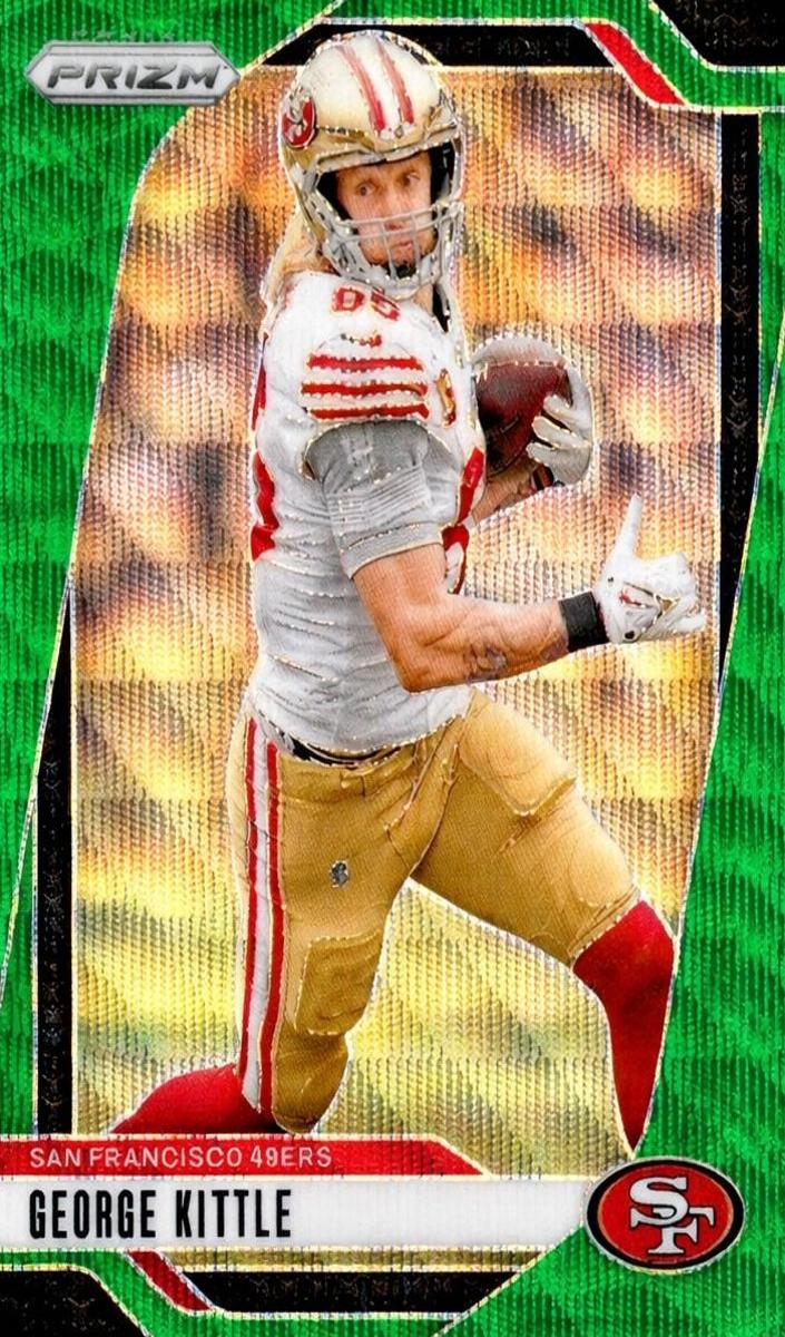 2024 Panini Prizm Football Green Wave George Kittle #253