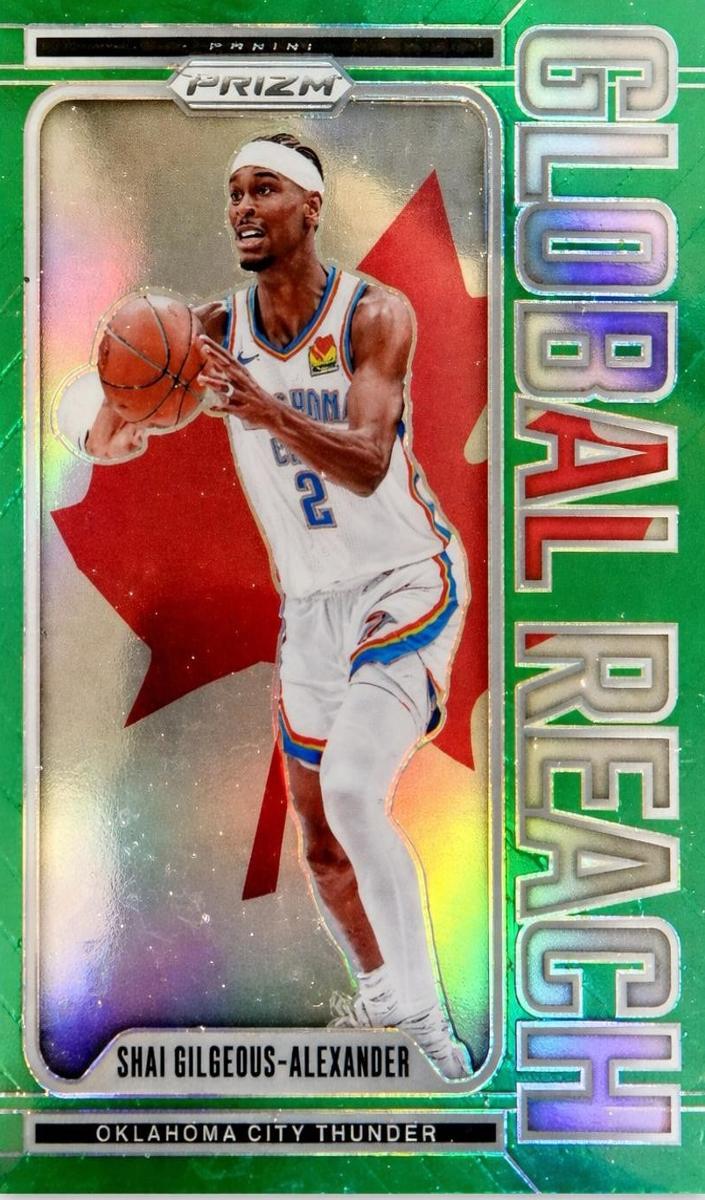 2024 Panini Prizm Basketball Green Shai Gilgeous-Alexander #6 PSA 10