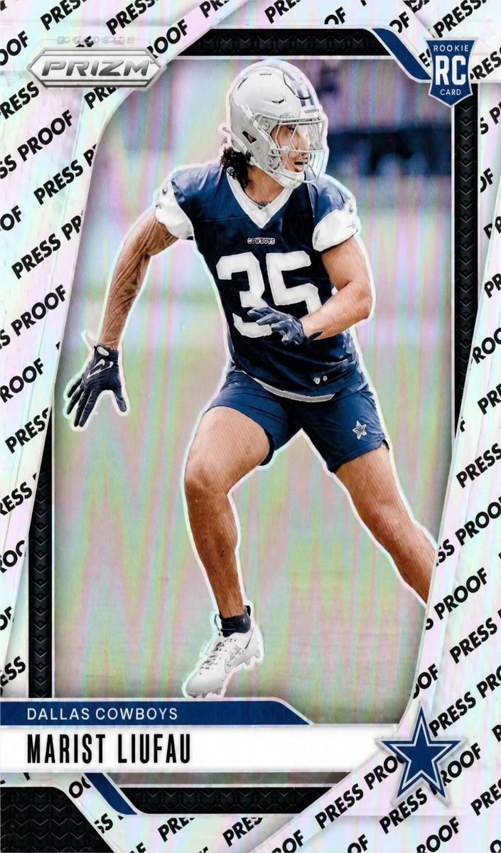 2024 Panini Prizm Football Press Proof Marist Liufau #372