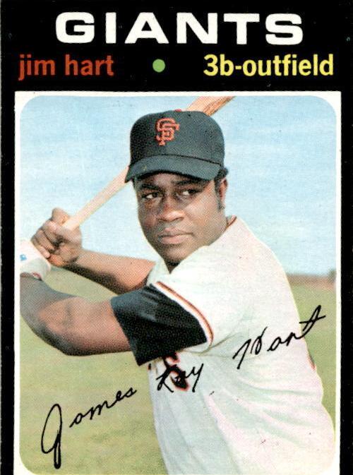 1971 Topps Baseball Jim Hart #461 PSA 7
