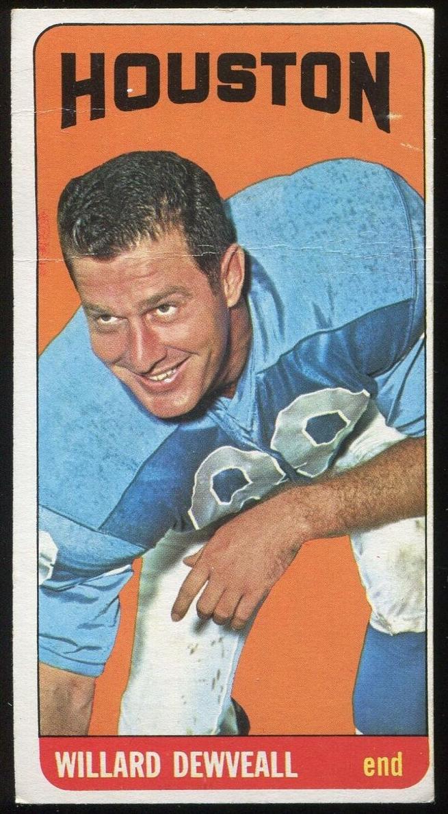 1965 Topps Football Willard Dewveall #73