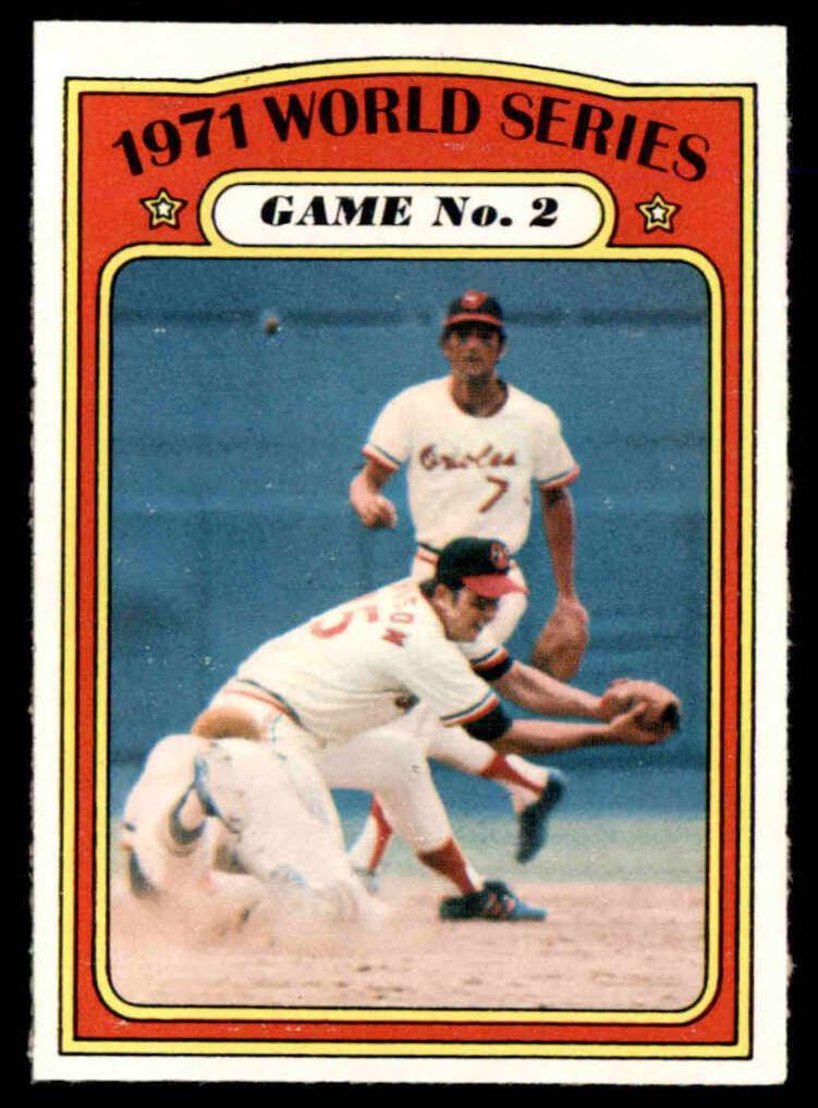 1972 O-Pee-Chee Baseball World Series Game 2 #224
