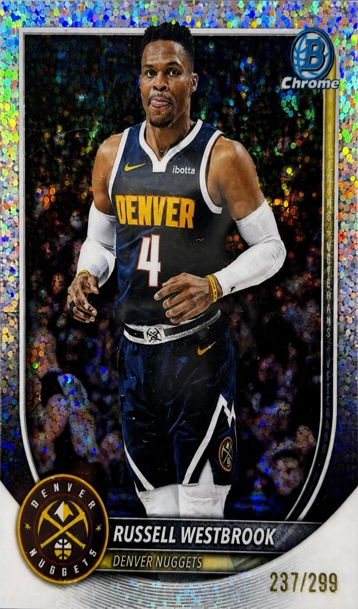 2025 Bowman Basketball Speckle Refractor Russell Westbrook #BCV-102