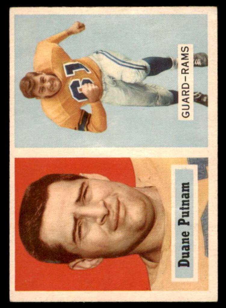1957 Topps Football Duane Putnam #87