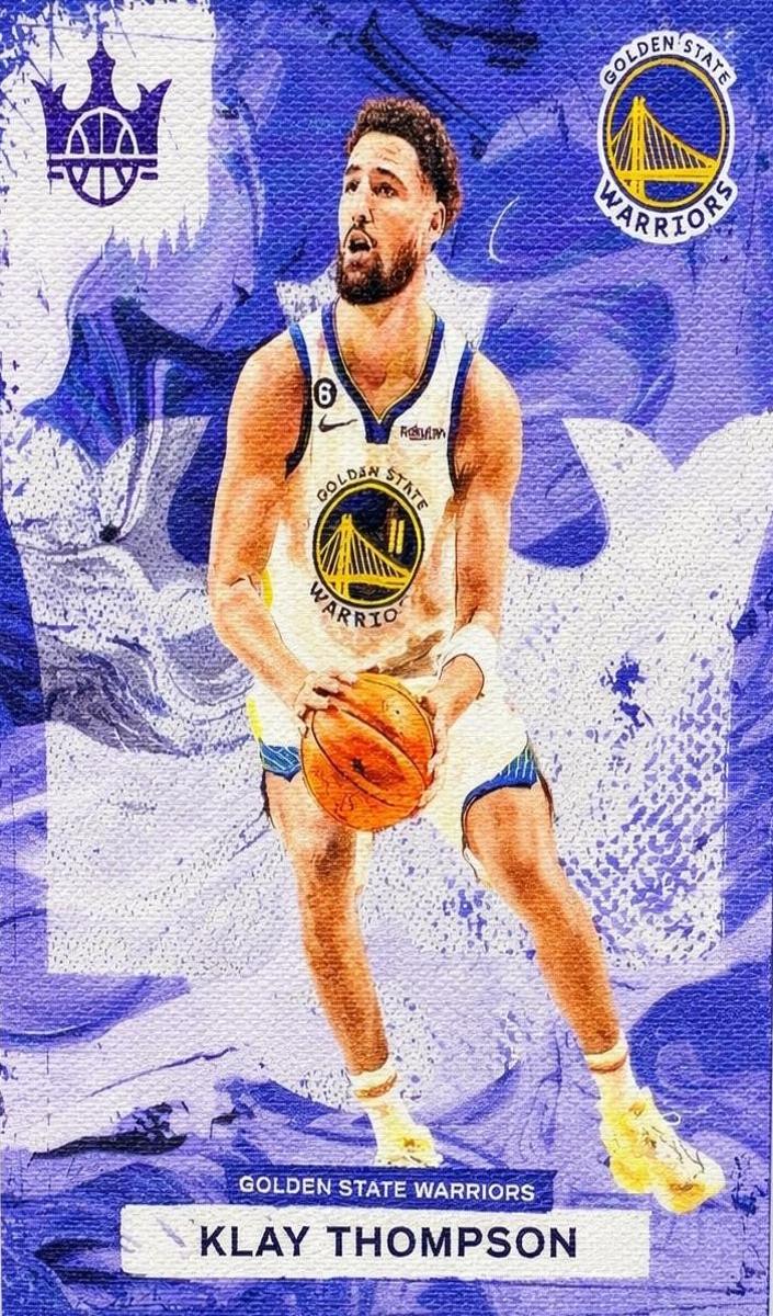 2023 Panini Court Kings Basketball Violet Klay Thompson #51