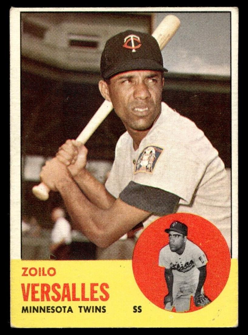1963 Topps Baseball Zoilo Versalles #349