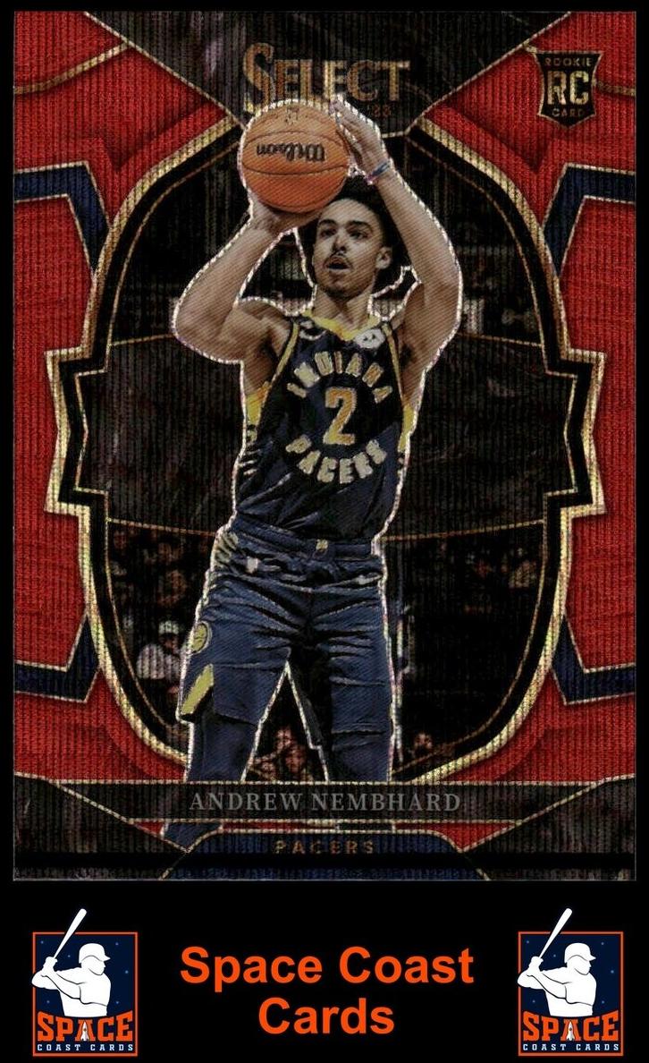 2022 Panini Select Basketball Red Wave Andrew Nembhard #77