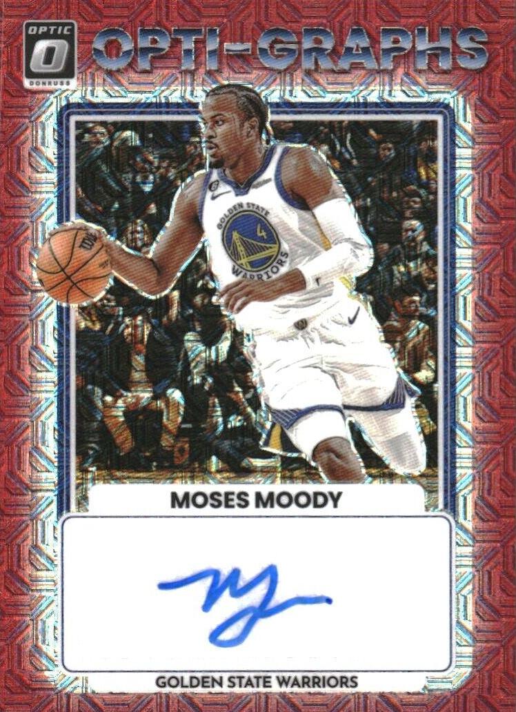 2022 Donruss Optic Basketball Choice Moses Moody #OG-MSM PSA 9