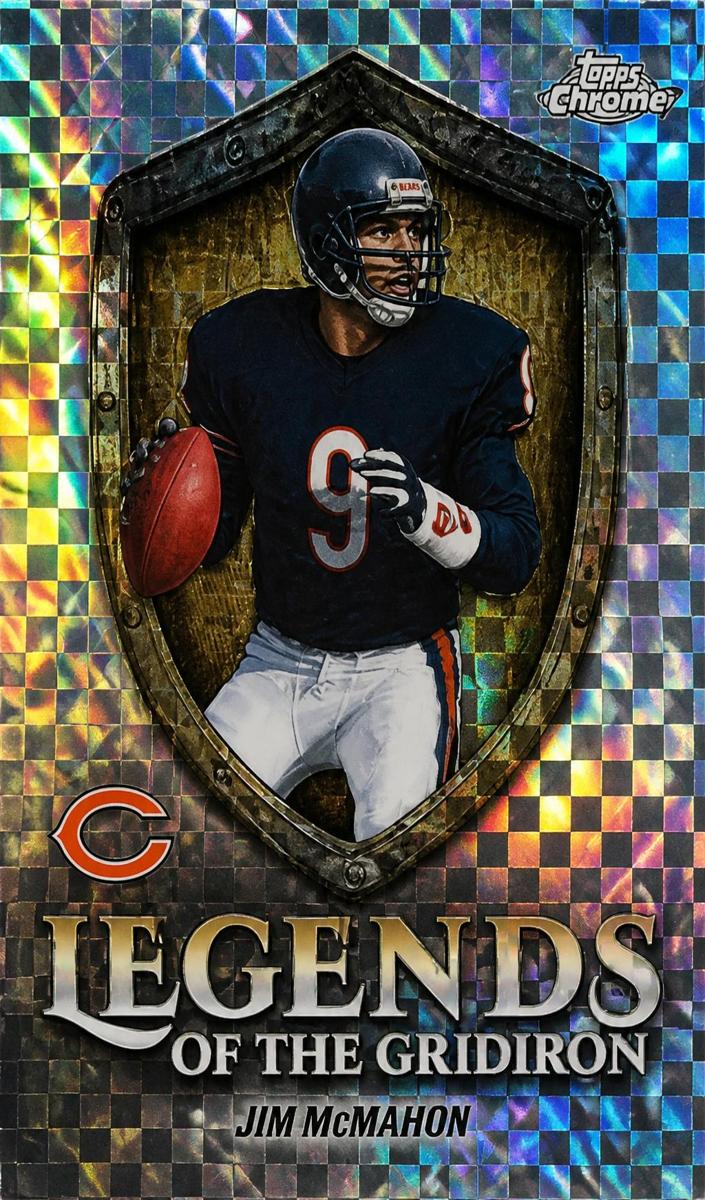 2025 Topps Chrome Football X-Fractor Jim McMahon #LOG-5