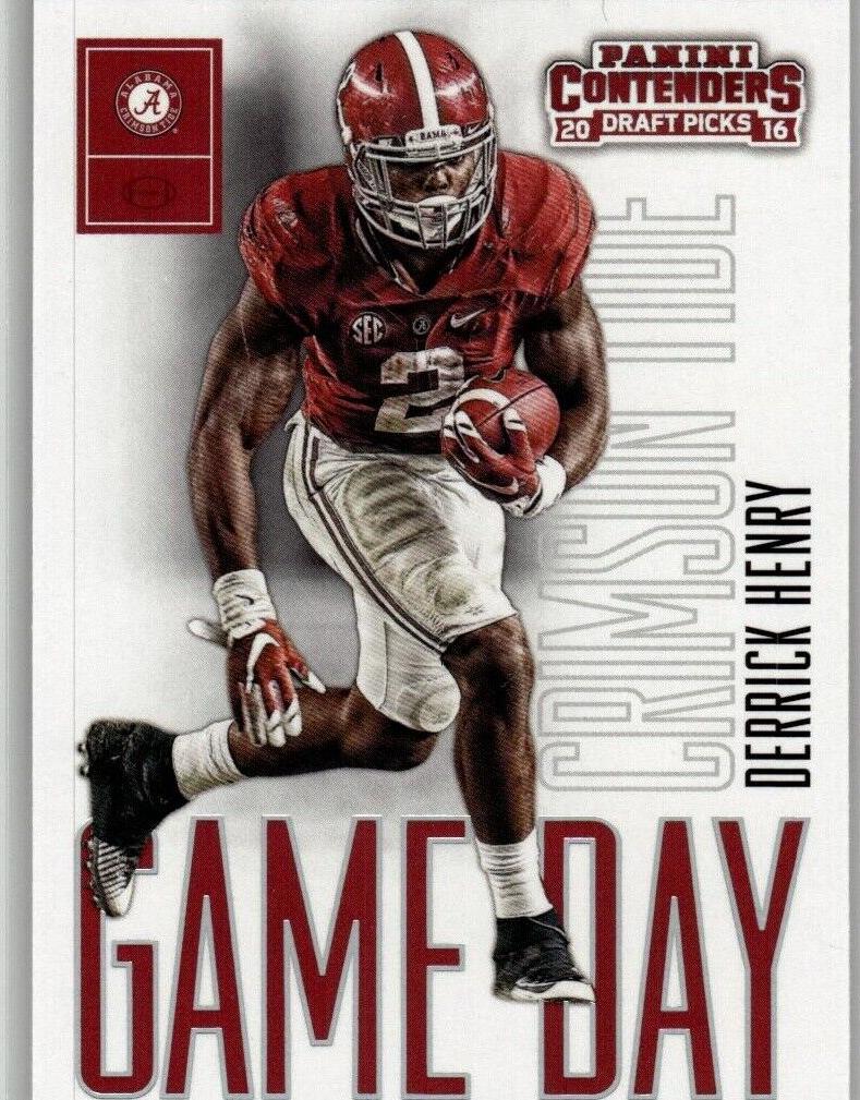 2016 Panini Contenders Draft Picks Football Derrick Henry #8 PSA 8