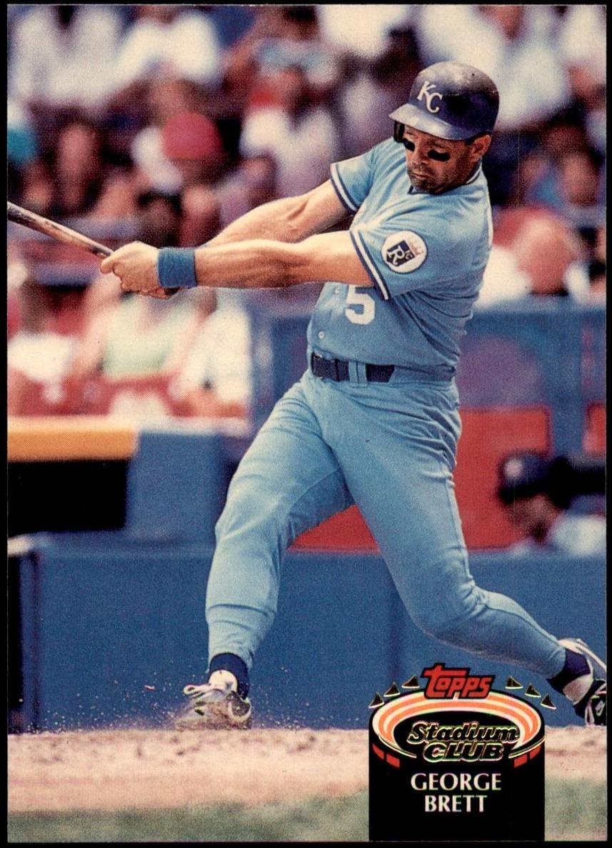 1992 Topps Stadium Club Baseball George Brett #150