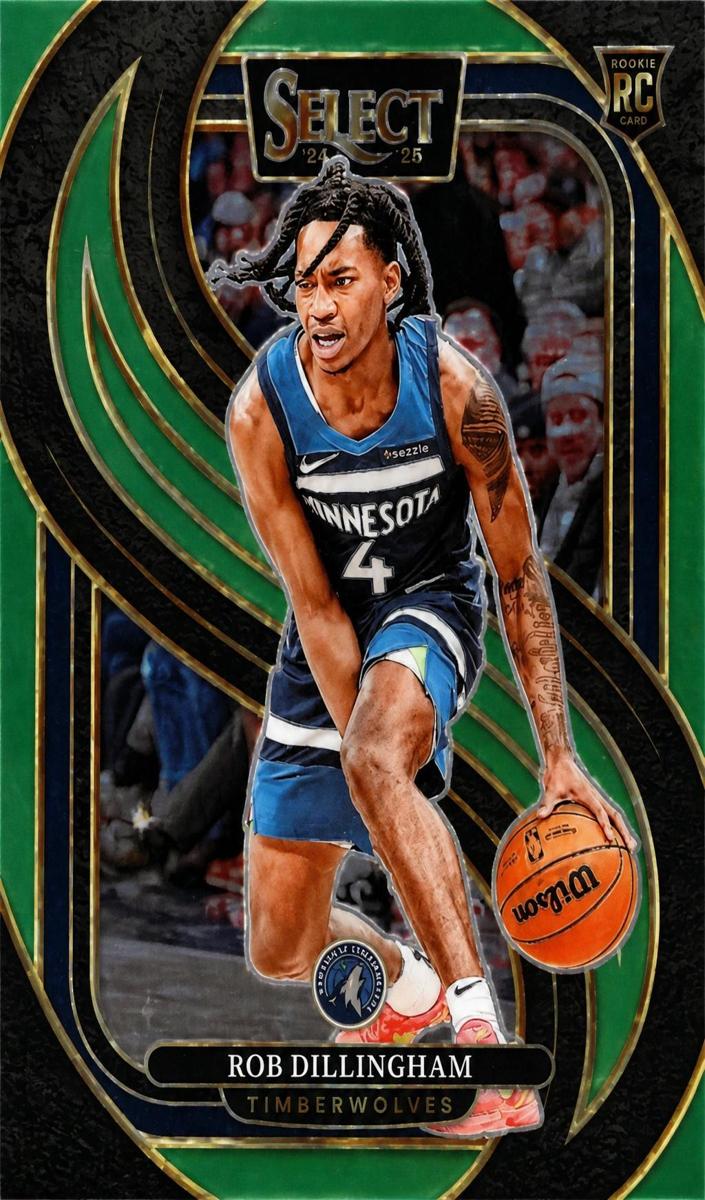 2024 Panini Select Basketball Green Stars Rob Dillingham #187