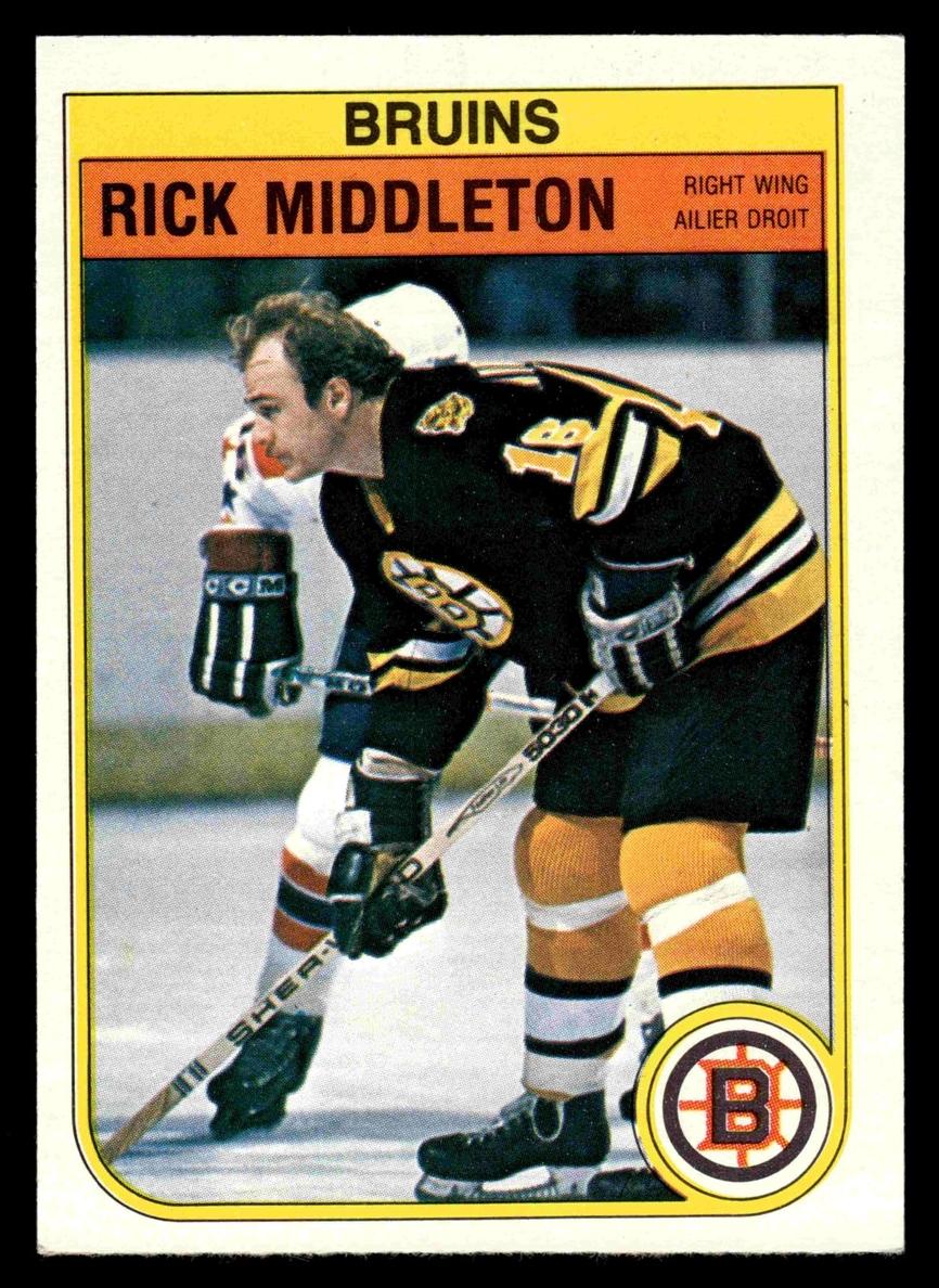 1982 O-Pee-Chee Hockey Rick Middleton #15 PSA 9