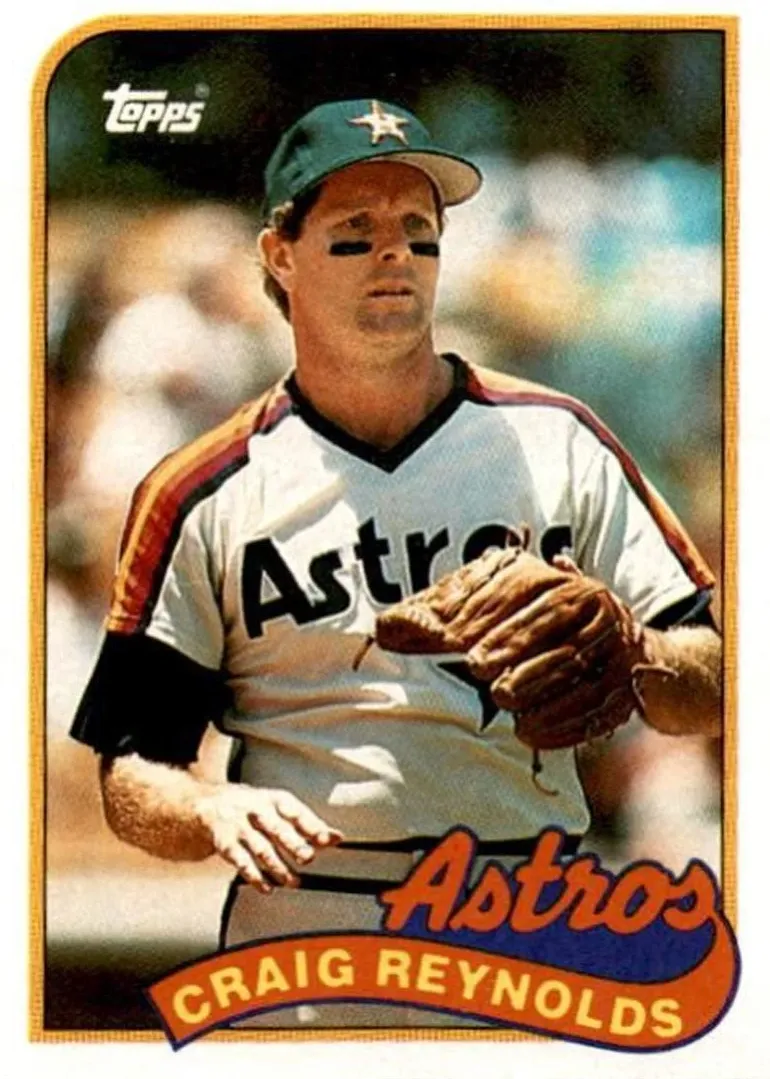 1989 Topps Baseball Craig Reynolds #428