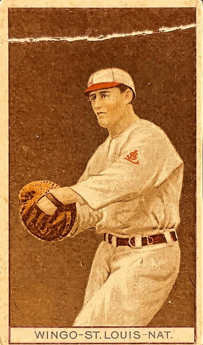 1912 American Tobacco Company Brown Background T207 Baseball Ivey Wingo #NNO SGC 1