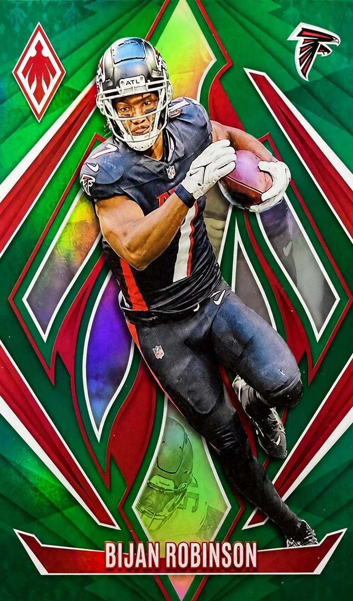 2024 Panini Phoenix Football Green Bijan Robinson #12
