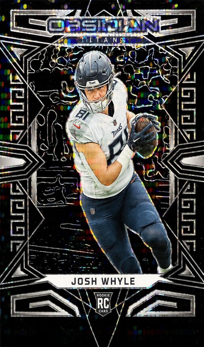 2023 Panini Obsidian Football Josh Whyle #198