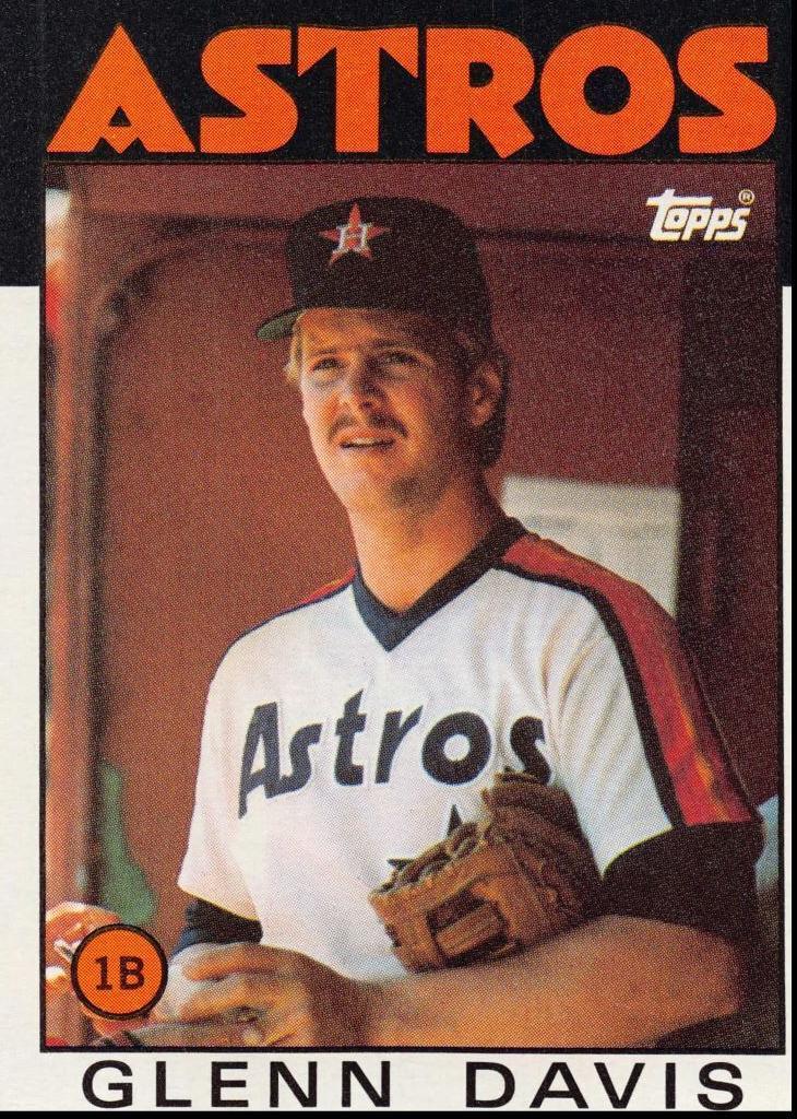 1986 Topps Baseball Glenn Davis #389