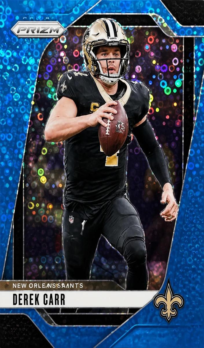 2024 Panini Prizm Football No Huddle Blue Derek Carr #203