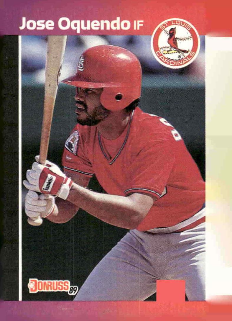 1989 Donruss Baseball Jose Oquendo #319