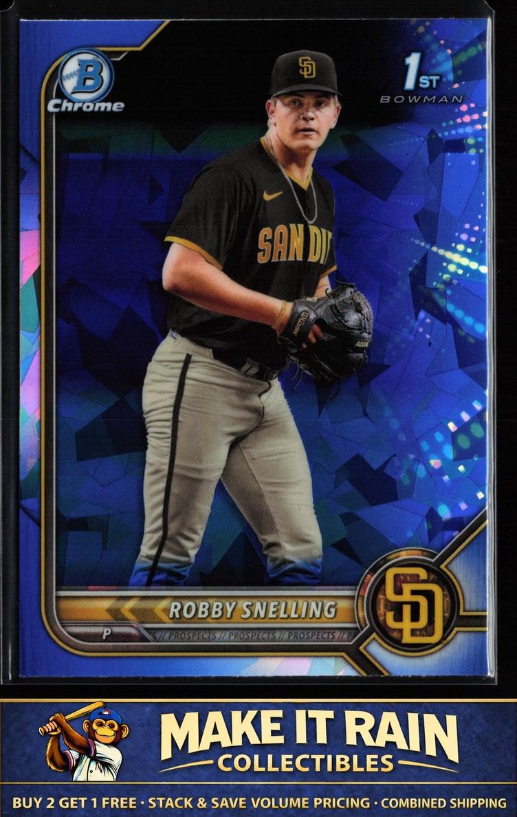 2022 Bowman Draft Sapphire Baseball Robby Snelling #BDC-82