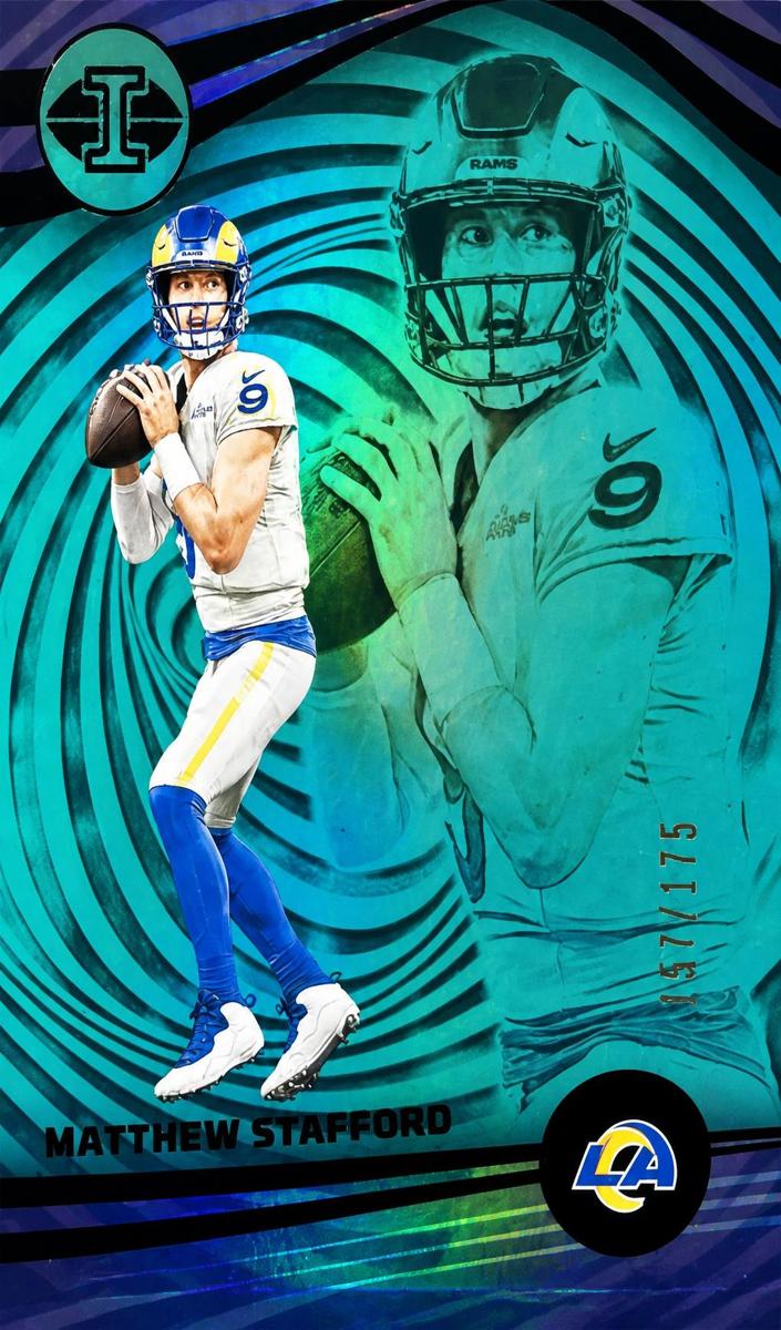 2023 Panini Illusions Football Trophy Collection Teal Matthew Stafford #67
