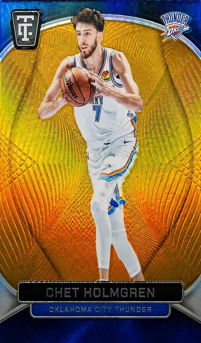 2024 Panini Totally Certified Basketball Mirror Platinum Orange Chet Holmgren #52