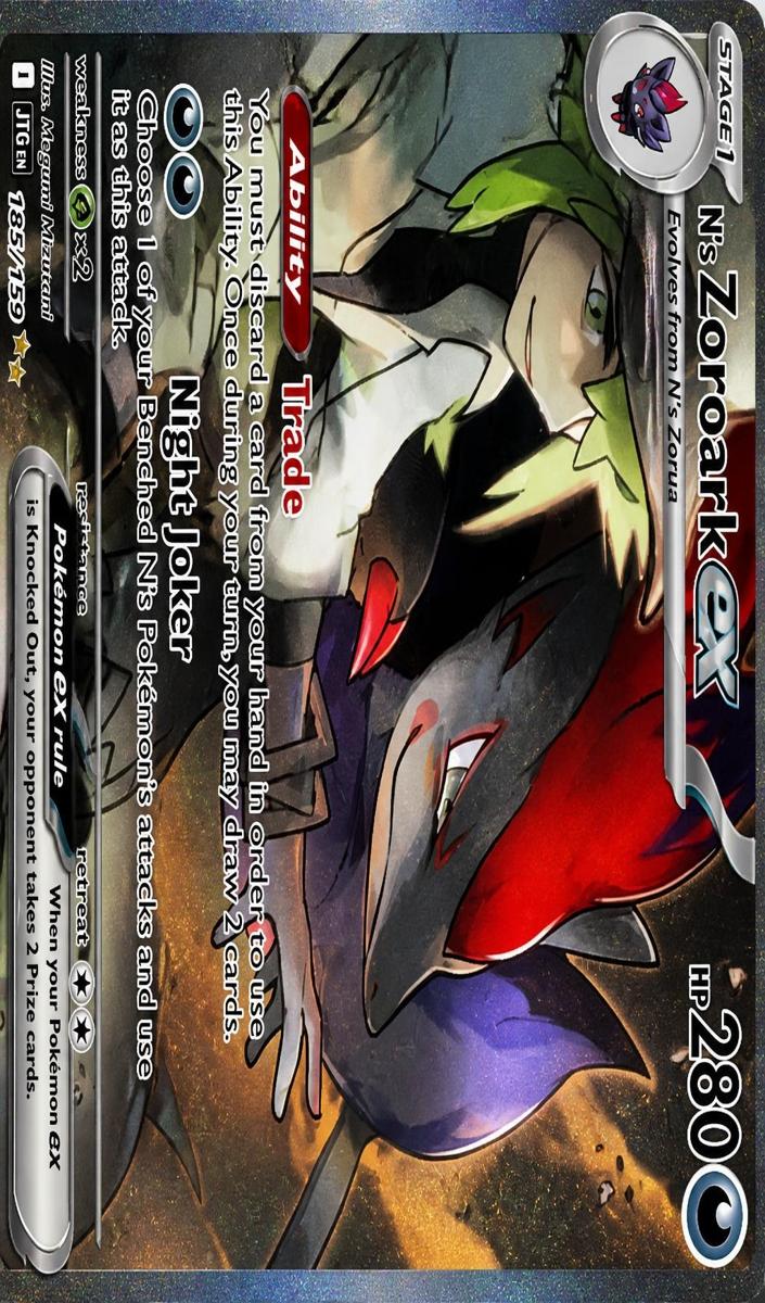 2025 Pokemon Scarlet & Violet Journey Together N's Zoroark EX #185
