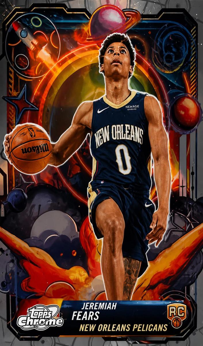 2025 Topps Cosmic Chrome Basketball Jeremiah Fears #PRP-22