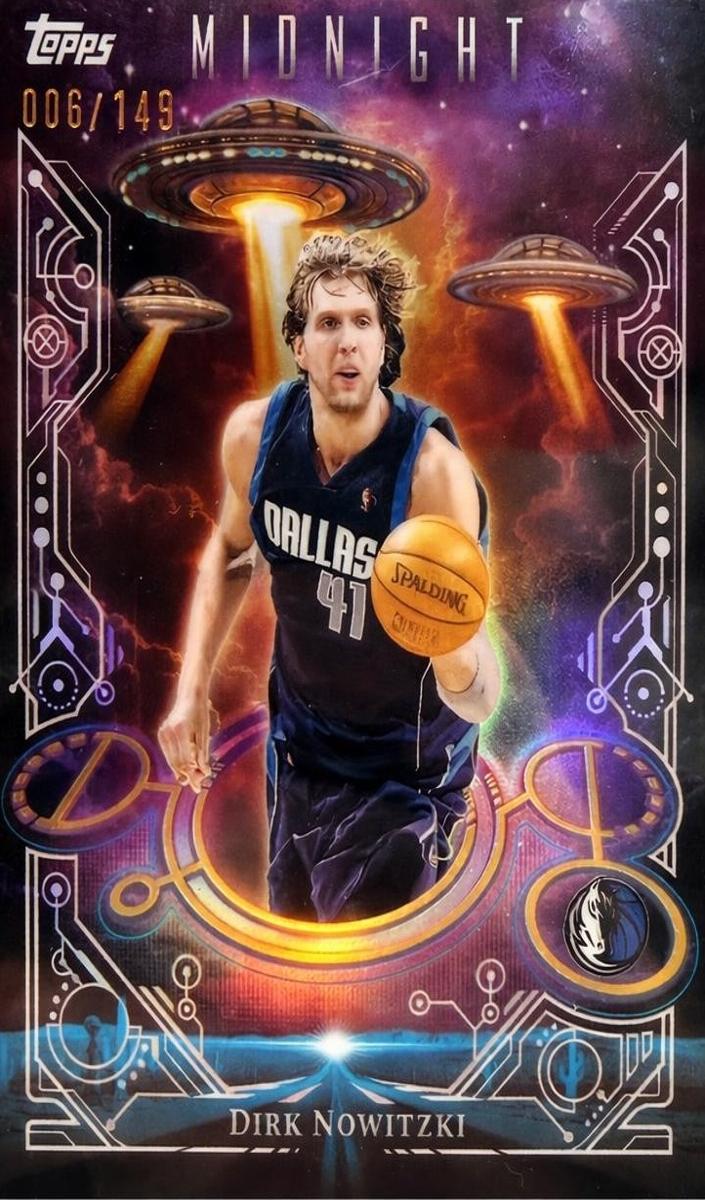 2025 Topps Midnight Basketball Morning Dirk Nowitzki #DD-15