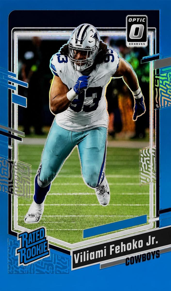 2023 Donruss Optic Football Aqua Viliami Fehoko Jr. #229