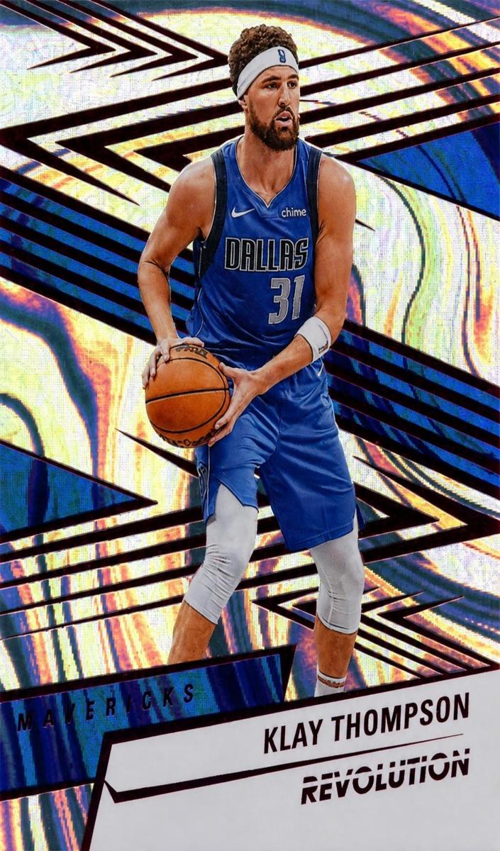 2024 Panini Revolution Basketball Red Swirl Klay Thompson #37