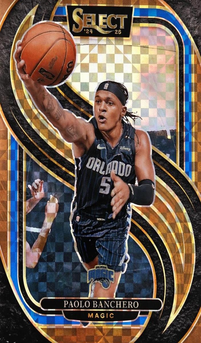 2024 Panini Select Basketball Bronze Checker Paolo Banchero #158